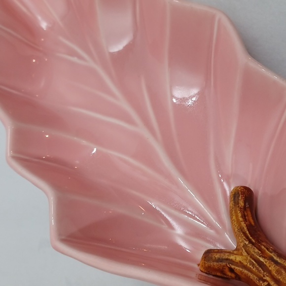 MCM 1950's Leaf Dish Vintage Dish Miramar of Calif. Mid-Century Modern Decor - Picture 16 of 17